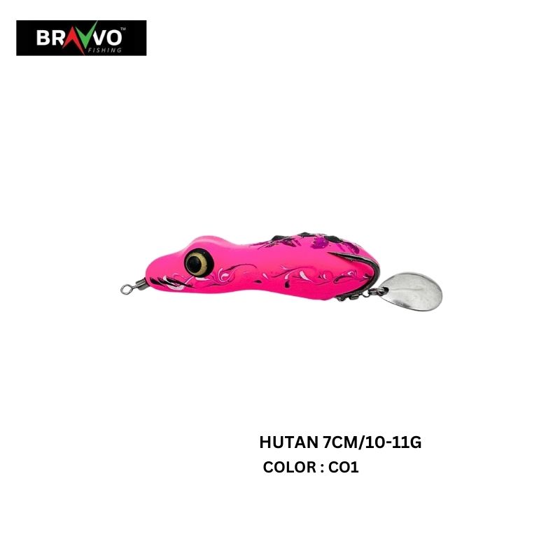 BRAVVO HUTAN 7CM/10-11G HANDMADE SOFT FROGS