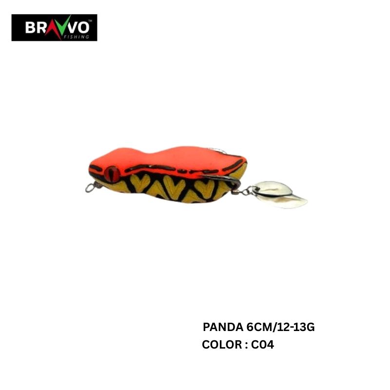 BRAVVO PANDA 6CM/12-13G HANDMADE SOFT FROGS