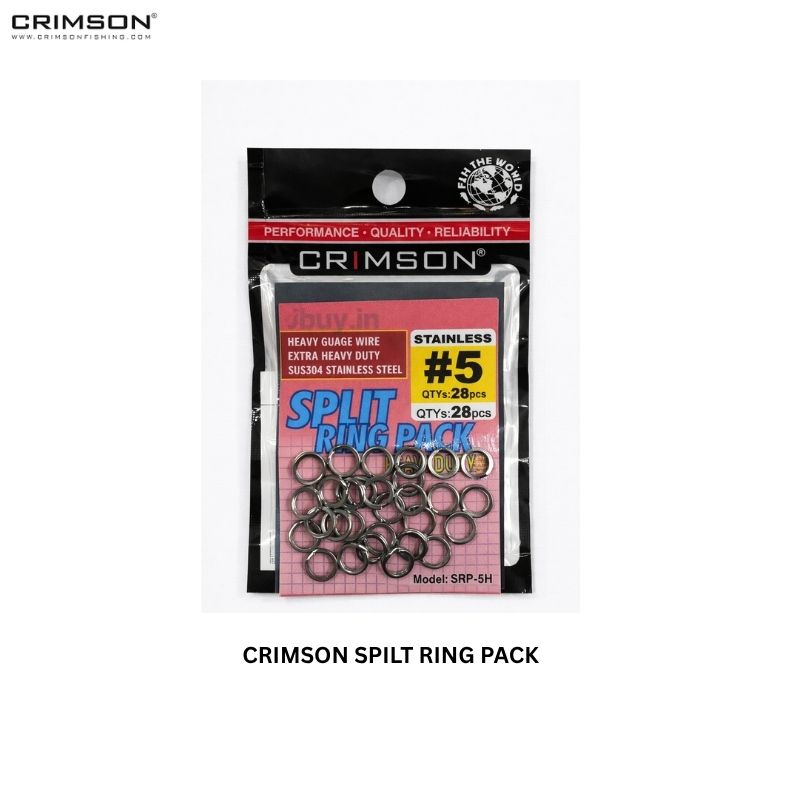 CRIMSON HEAVY DUTY SPLIT RINGS