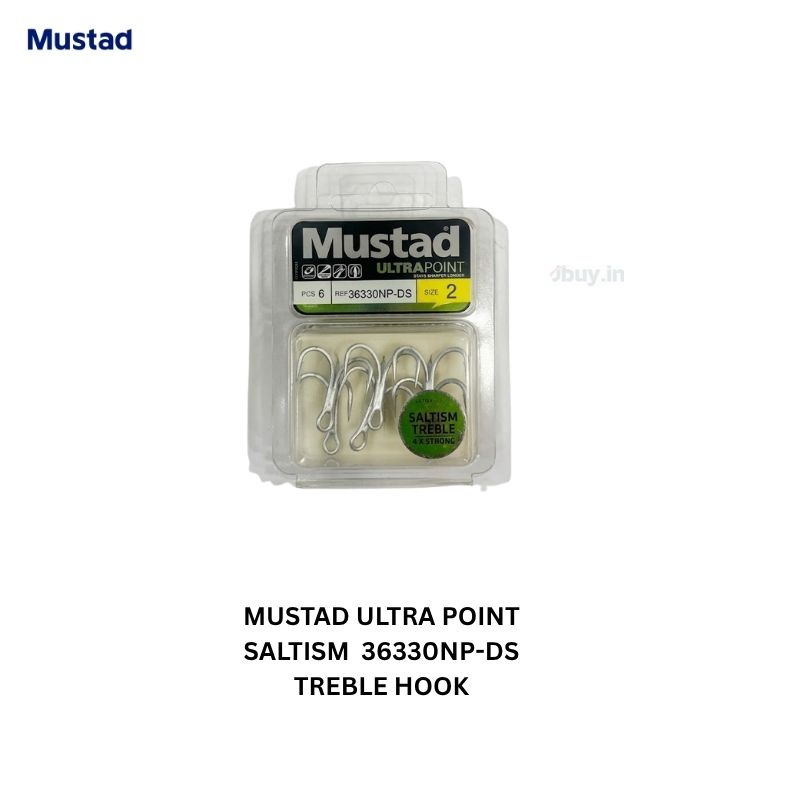 MUSTAD ULTRA POINT SALTISM  36330NP-DS TREBLE HOOKS