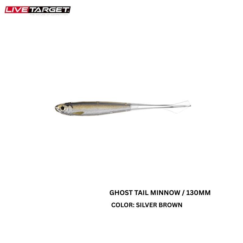  LIVE TARGET GHOST TAIL MINNOW SOFTLURES