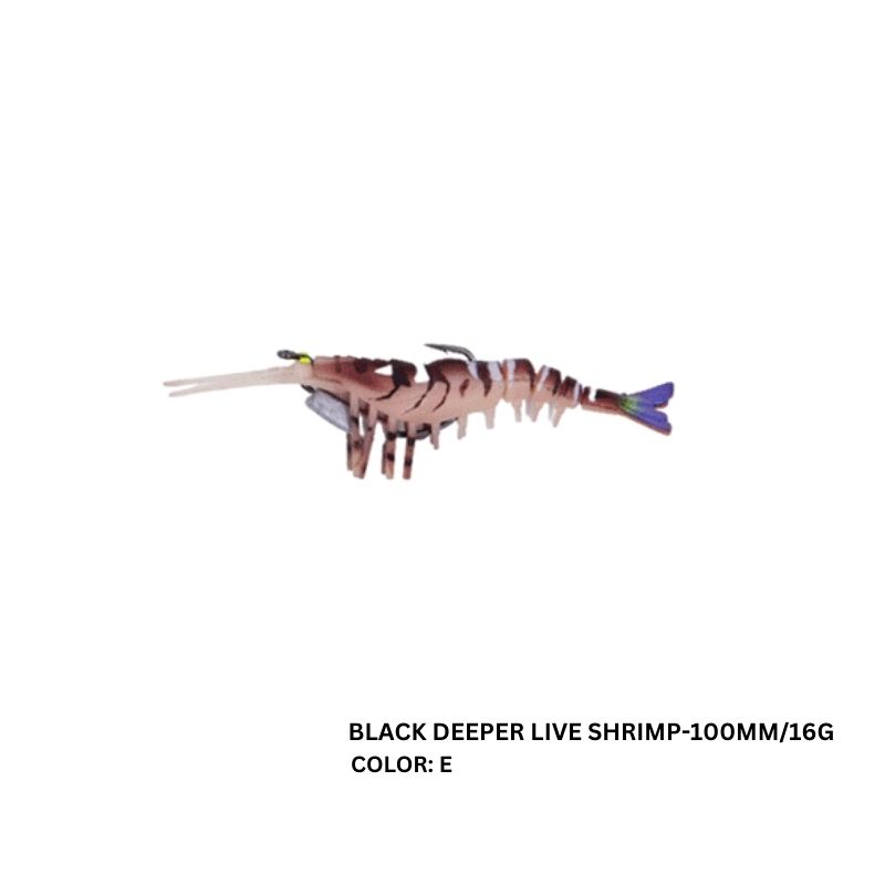 BLACK DEEPER LIVE SHRIMPS -100MM/16G