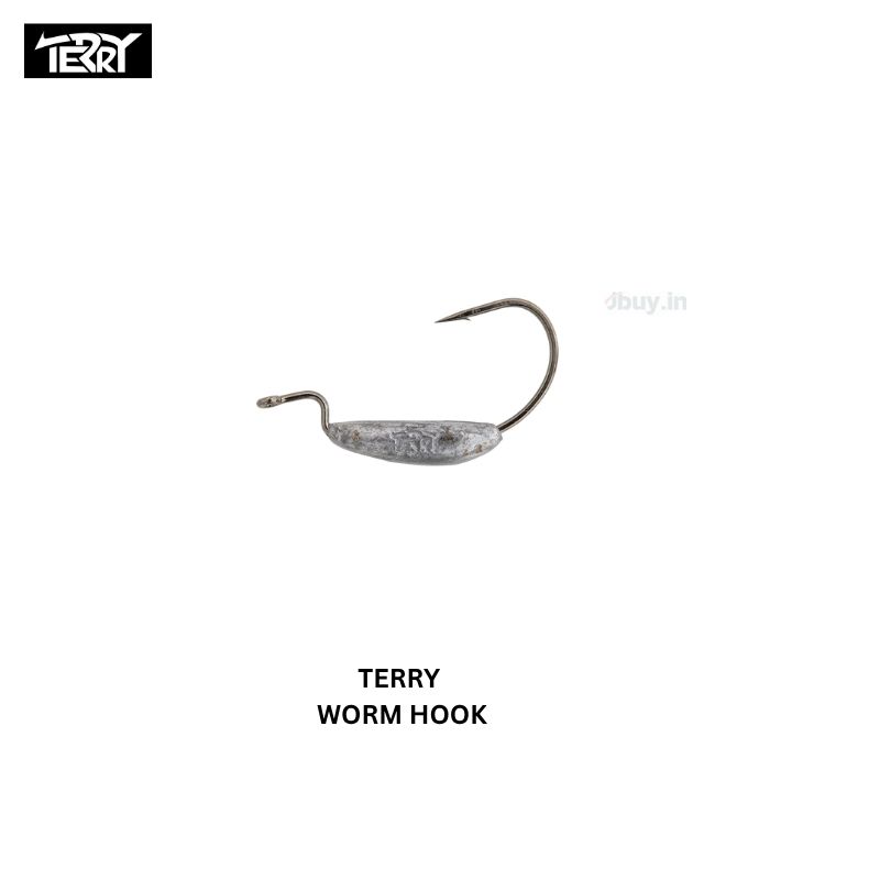 TERRY 3X STRONG WORM HOOKS