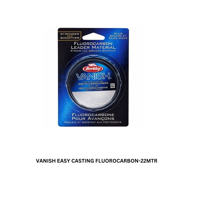 BERKLEY VANISH EASY CASTING FLUOROCARBON-22MTR LINES