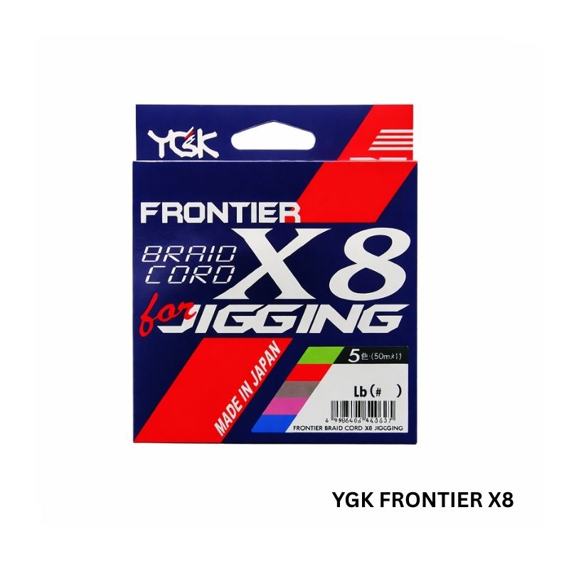YGK FRONTIER X8 BRAIDS FOR JIGGING