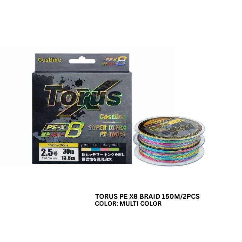 COSTLINE TORUS X8 300M BRAIDS