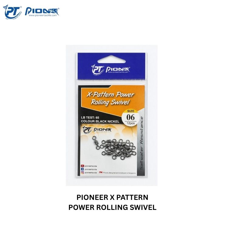 PIONEER X-PATTERN POWER ROLLING  12S SWIVELS
