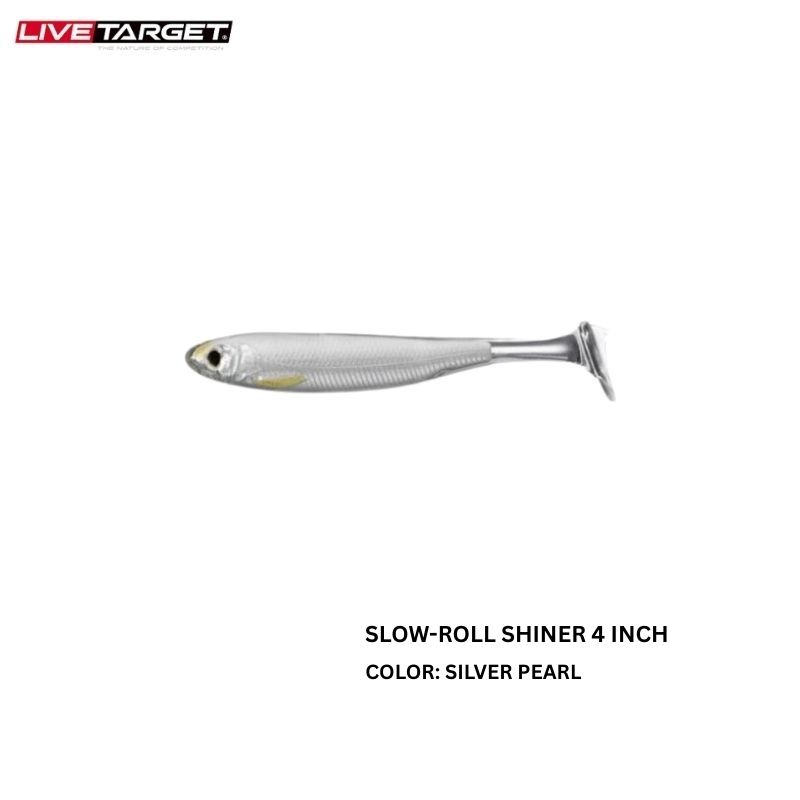 LIVE TARGET SLOW ROLL SHINER SOFTLURES