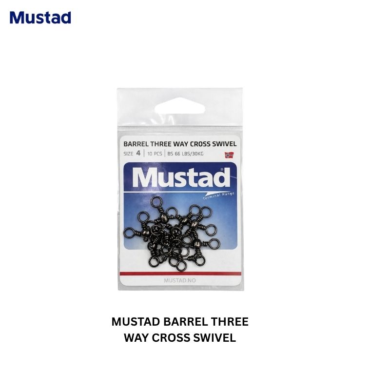 MUSTAD THREE WAY CROSS SWIVELS