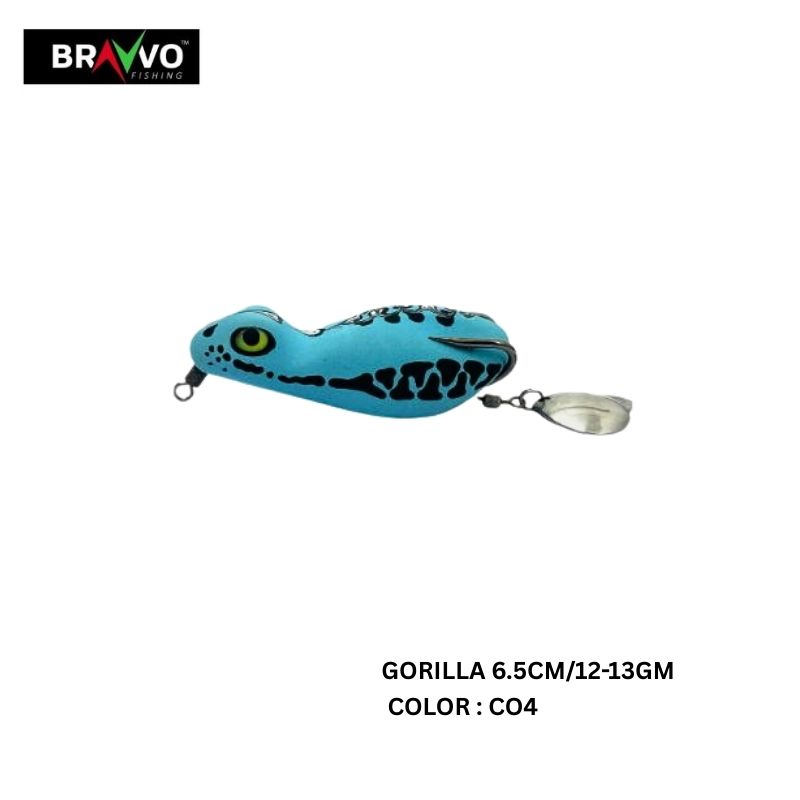 BRAVVO GORILLA 6.5CM/12-13GM HANDMADE SOFT FROGS