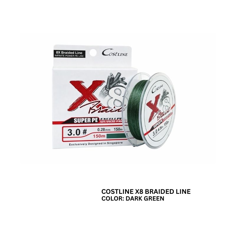 COSTLINE X8 BRAIDED LINE