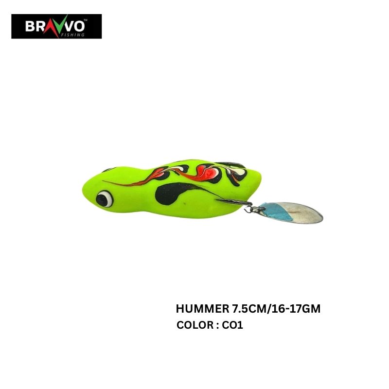 BRAVVO HUMMER 7.5CM/16-17GM HANDMADE SOFT FROGS