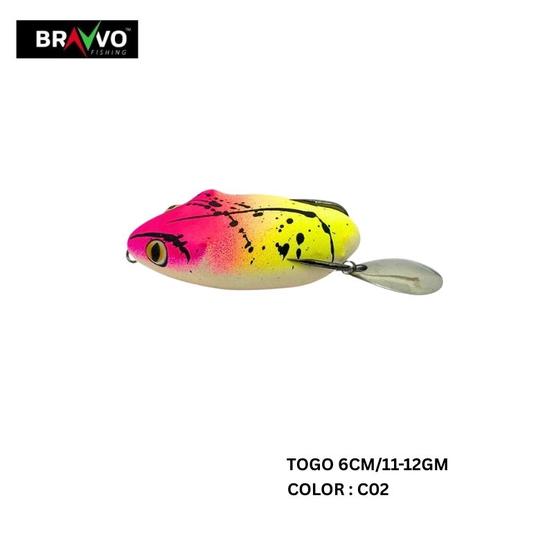 BRAVVO TOGO 6CM/11-12GM HAND MADE SOFT FROGS